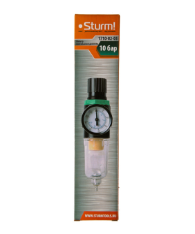 Sturm Фильтр влагомаслоотделитель для пневмоинструмента 1/4" 1710-02-03