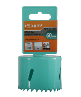Sturm Коронка биметаллическая, 60 мм, 5/8" 1090-04-BI-60 