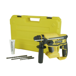 Hanskonner Перфоратор аккум 18В, Unibattery,  2.4Дж, 3 реж, 24мм, без АКБ и ЗУ, кейс HRH1824BL