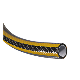 Hanskonner Шланг поливочный армированный, усиленный, 4х слойный, 1/2", 25 м, желто-черный HK3015-24-12-25