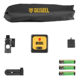 Denzel Лазерный уровень DQB-T, 30 м, зеленый луч, батарейки, штатив 350165