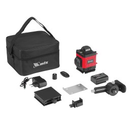 Matrix Лазерный уровень м-призм. ML 360-4 Basic SET, 30 м, зеленый луч, акк. Li 3000 мАч, сумка 35084