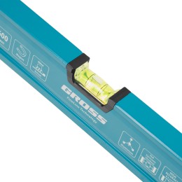 Gross Уровень алюминиевый, магнит., фрезерованный, 3 глазка, 0,5 мм/м, 600 мм 33651