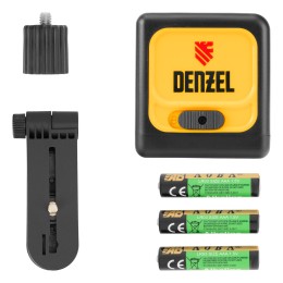 Denzel Лазерный уровень DQB, 30 м, зеленый луч, батарейки, сумка 35016