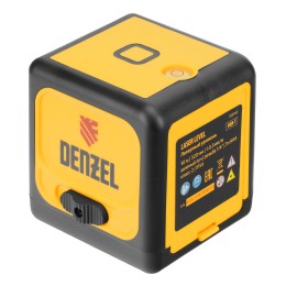 Denzel Лазерный уровень DQB-T, 30 м, зеленый луч, батарейки, штатив 350165