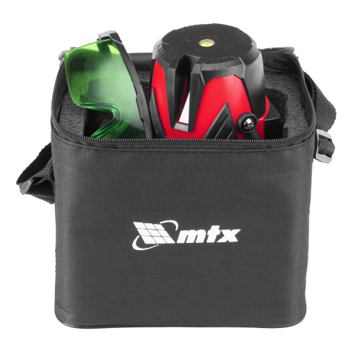Лазерный уровень MXL GREEN, 30 м, зеленый луч, акк. Li 2400 mAh, сумка, резьба 5/8" MTX 35013