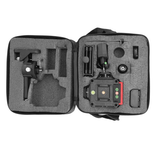 Лазерный уровень м-призм. ML 360-4 Basic SET, 30 м, зеленый луч, акк. Li 3000 мАч, сумка MTX 35084