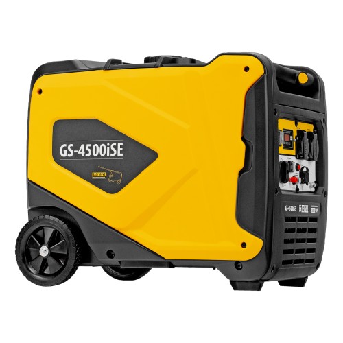 Генератор инверторный GS-4500iSE, 4,5 кВт, 230 В, закрытый корпус, электростартер Denzel 94714