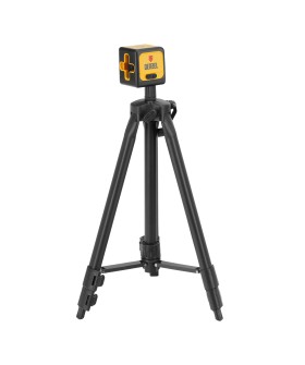 Denzel Лазерный уровень DQB-T, 30 м, зеленый луч, батарейки, штатив 350165