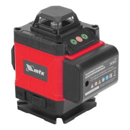 Matrix Лазерный уровень м-призм. ML 360-4 Basic SET, 30 м, зеленый луч, акк. Li 3000 мАч, сумка 35084