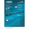 Уровень алюминиевый, магнит., фрезерованный, 3 глазка, 0,5 мм/м, 600 мм Gross 33651