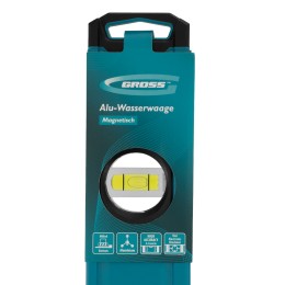 Gross Уровень алюминиевый, магнит., фрезерованный, 3 глазка, 0,5 мм/м, 1000 мм 33653