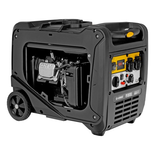 Генератор инверторный GS-4500iSE, 4,5 кВт, 230 В, закрытый корпус, электростартер Denzel 94714