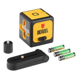 Denzel Лазерный уровень DQB, 30 м, зеленый луч, батарейки, сумка 35016