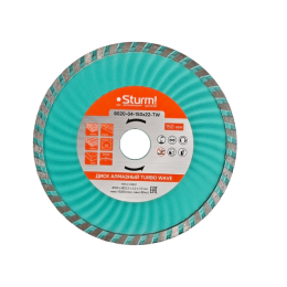 Sturm Алмазный диск, сухая/влажная резка Turbo Wave 150мм 9020-04-150x22-TW