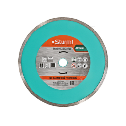 Sturm Алмазный диск, влажная резка, непрерывный 230мм 9020-04-230x22-WC