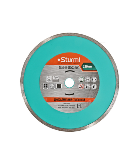 Sturm Алмазный диск, влажная резка, непрерывный 230мм 9020-04-230x22-WC