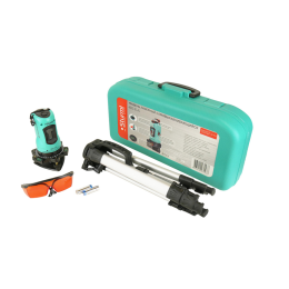 Sturm Уровень лазерный в кейсе, 2 красных луча, штатив, 4010-10-AL