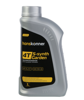 Hanskonner Масло 4Т п/синт. SAE 5W-30, API SL/CF,  1л, H0401PS