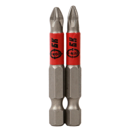 БОЕКОМПЛЕКТ Биты PZ2x50мм, сталь S2, 2шт, BPZ2-50-2