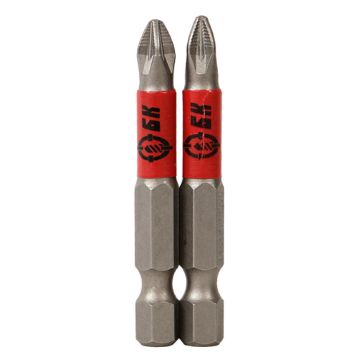 Биты PZ2x50мм, сталь S2, 2шт, БОЕКОМПЛЕКТ BPZ2-50-2