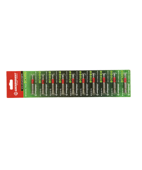БОЕКОМПЛЕКТ Биты t15x50мм, Torx Tamper, сталь S2, 10шт ЛЕНТА, BT15-50-10L