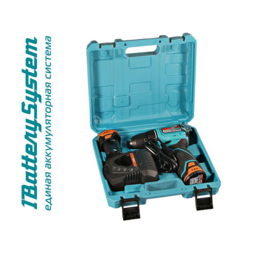 Дрель аккумуляторная б/щ Sturm!, 12В, 1BatterySystem12V, 40Нм,2х2.0Ач, пист. рук,кейс CD1240BLC