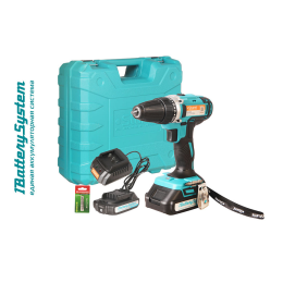 Sturm Дрель аккумуляторная 20В, 1BatterySystem, 32Нм, конусный патрон, 2х2.0Ач, кейс CD3620