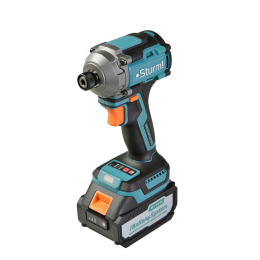 Sturm Винтоверт ударн б/щ 18В, 1BatterySystem, 250Нм, 1/4", 1x4.0Ач, кейс CD250H