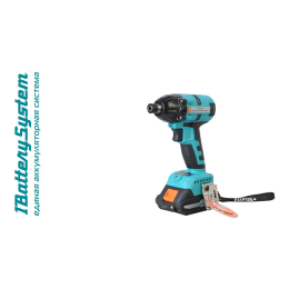 Sturm Винтоверт ударн б/щ Sturm!, 18В, 1BatterySystem, 260Нм, 1/4", 2скор, 2x2Ач, кейс CD300H