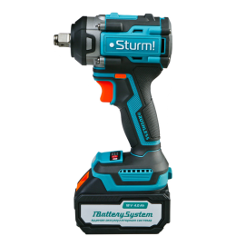 Sturm Гайковерт ударн б/щ 18В, 1BatterySystem, 500Нм, 1/2", 3скор, 1x4.0Ач, кейс CD20500BL