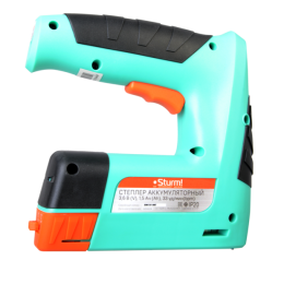 Sturm Степлер аккумуляторный 3.6В, 1.5Ач, тип 53, USB TYPE C, набор скоб, без ЗУ CET1201