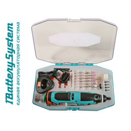Sturm Гравер аккум 12В, 1BatterySystem12V, 5000-25000об/мин, 50акс,1x2.0Ач, ЗУ, кейс CGM1201S