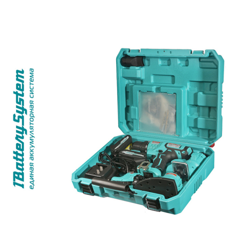 Мультитул аккум Sturm!, 18В, 1BatterySystem,дрель,лобзик,реноватор,шлифмаш,2x2.0Ач,кейс CMT1801