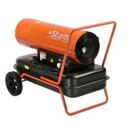 Sturm Дизельная тепловая пушка 30кВт, 640 м3/час, потребл 2.32л/ч, бак 35л, колеса DKH30