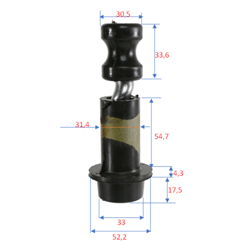 Винт рабочий в сборе со втулкой для WP9705DWI Sturm! WP9705DWI-SCREW