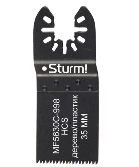 Sturm Насадка для МФИ, пила Е-образная, 35мм, по дереву, разметка, 65Mn, MF5630C-998