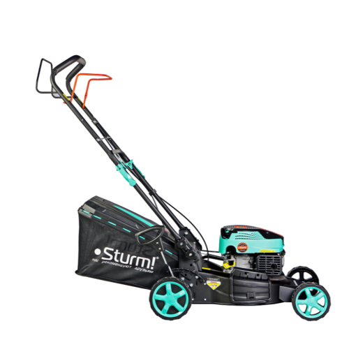 Газонокосилка бензиновая самоходная Sturm! 4 л.с., 46 см PL1446S
