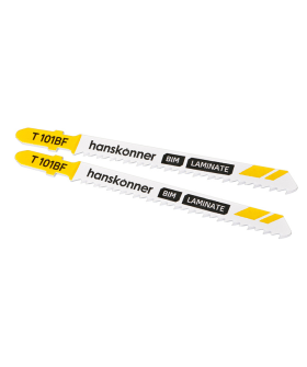 Hanskonner Пилки для лобзика по ламинату 2шт, T101BF (дер,пласт.,фибер.3-30мм) H02-101BF