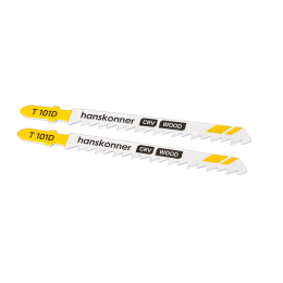 Hanskonner Пилки для лобзика ДЕРЕВО 2шт, T101D (мяг,тверд 10-45мм) H02-101D