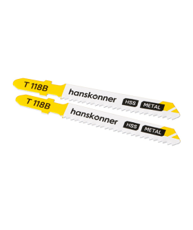 Hanskonner Пилки для лобзика по металлу 2шт, T118B (лист 3-5мм, проф.10-30мм) H02-118B