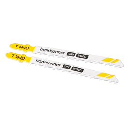 Hanskonner Пилки для лобзика по дереву 2шт, T144D (дер 5-50мм,фанер.3-30мм) H02-144D
