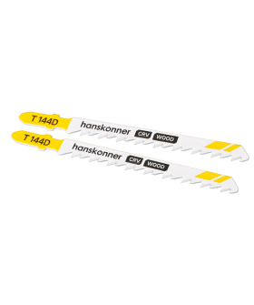 Hanskonner Пилки для лобзика по дереву 2шт, T144D (дер 5-50мм,фанер.3-30мм) H02-144D