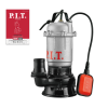 Насос фекальный P.I.T. PSW1750-W 1100Вт, с ножом, напор 16м, 166л/час, чугун, поплав.