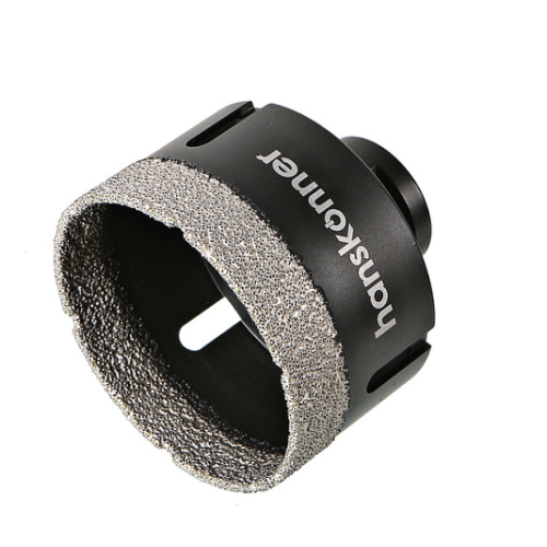 Коронка алмазная для УШМ, tilepro, 68 мм, вакуумн. Спекание алмазов, Hanskonner H1055-10-68
