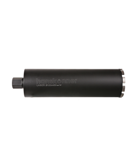 Hanskonner Коронка алмазная LASER по железобетону 122 мм, 1 1/4" , L=450мм, H1055-11-122