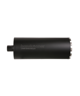 Hanskonner Коронка алмазная LASER по железобетону 162 мм, 1 1/4" , L=450мм, H1055-11-162