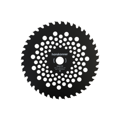Фреза для бензотрим., Standard 255мм x 25,4x40, с тверд. Напайк., Hanskonner H8952D-1001
