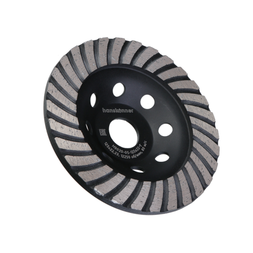 Чашка алмазная, шлифовальная Extreme, 125x22мм, TURBO, Hanskonner H9020-05-125x22-T