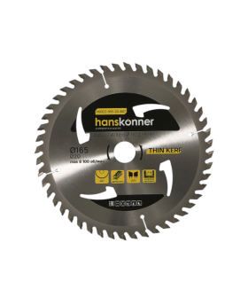 Hanskonner Пильный диск по дереву THIN KERF 165x20 мм, 48 зубьев, H9022-165-20-48T